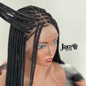 Braided Wigs for Black Women, Closure Frontal or Full Lace Knotless Braided Braid Wig