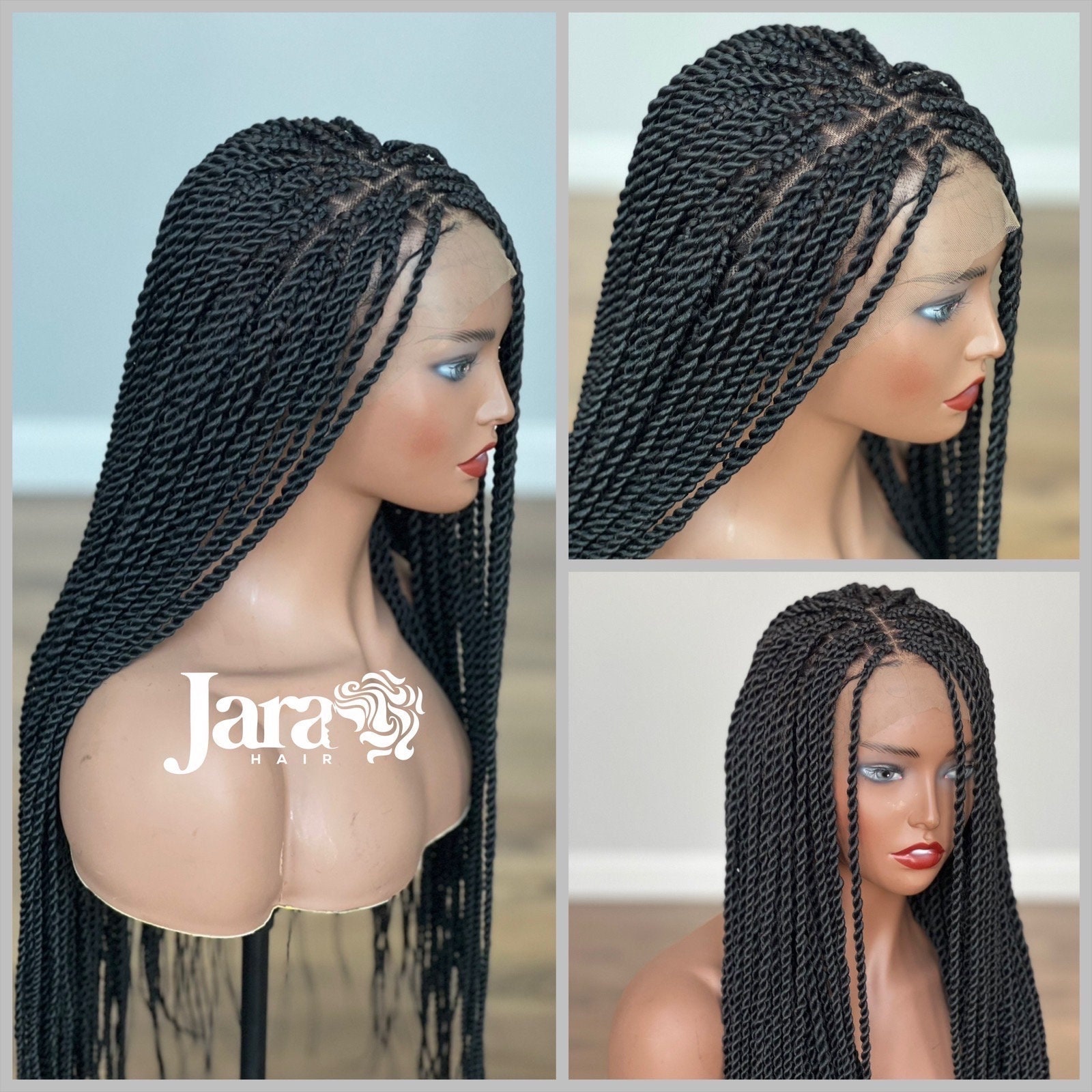 Wig - twist braids Braid Wigs | Micro Passion Twists Wig | Blvck Hair NG main image 3