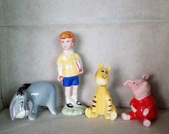Disney Productions Beswick England figurines Christopher Piglet Tigger Eeyore