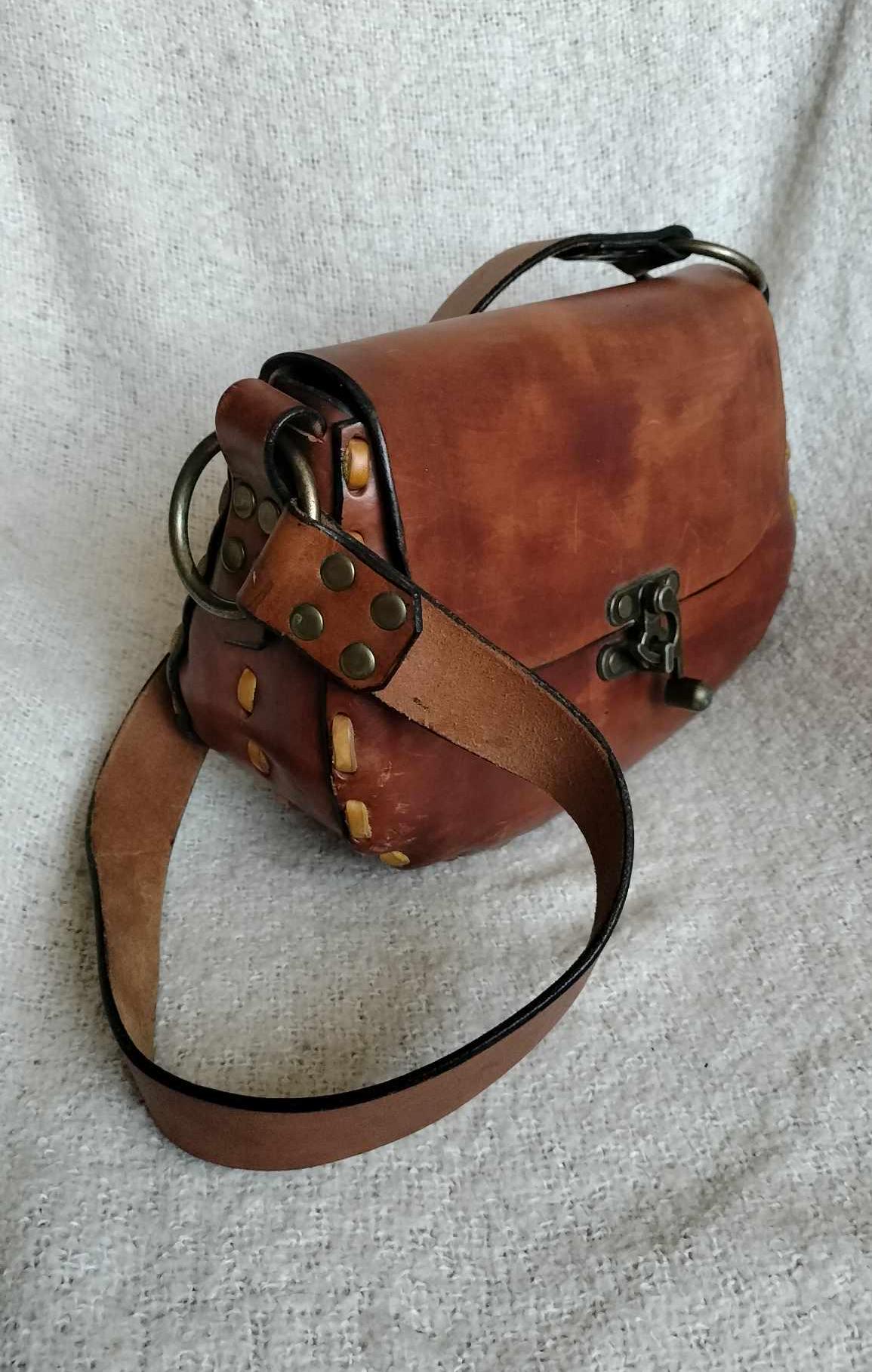 Vintage Hippie Leather Bag - Etsy Vintage Hippie Leather Bag - Etsy