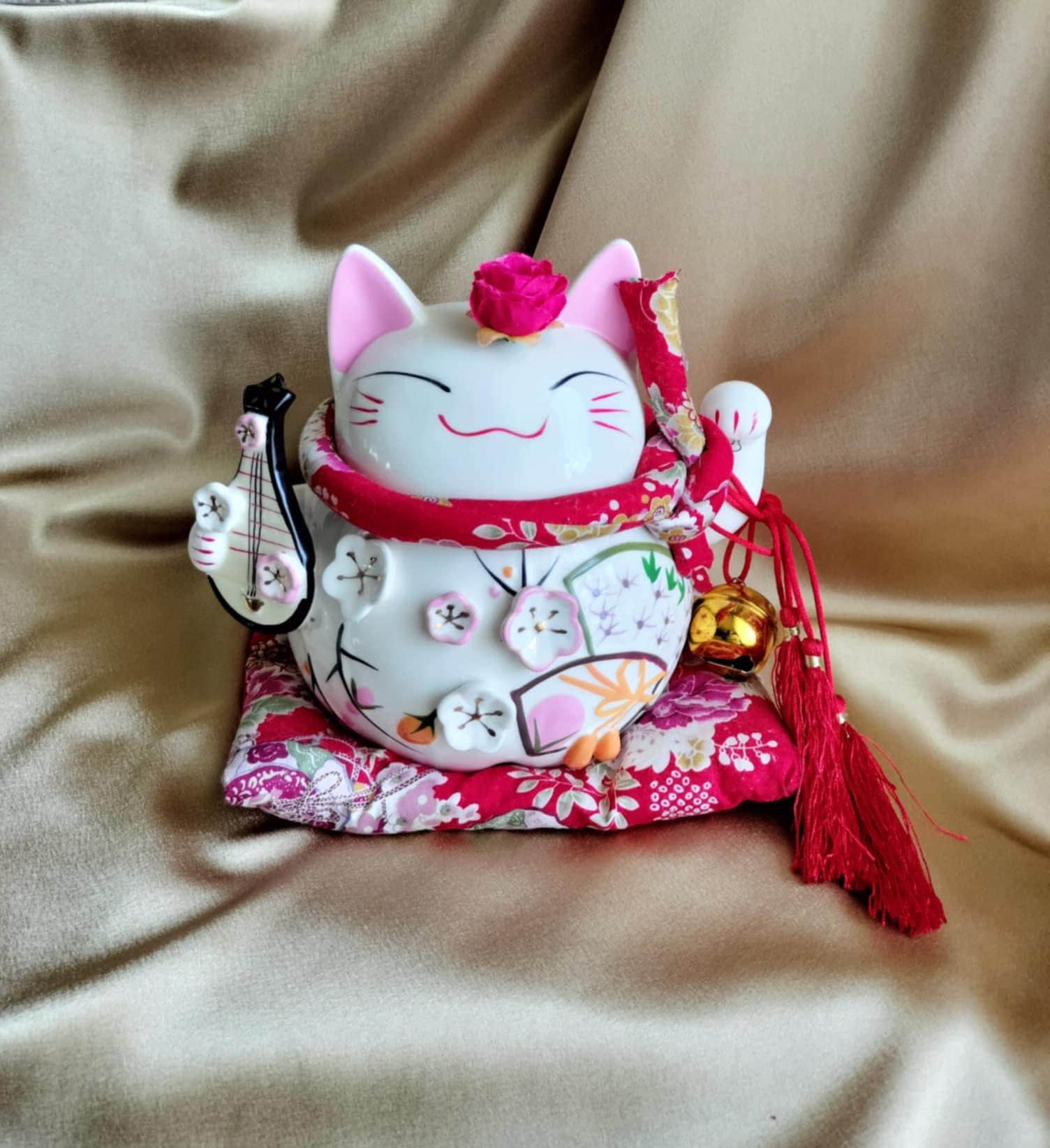 Lucky Cat Piggy Bank - Etsy