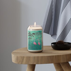 Flamingoes in the Mist Aromatherapy Candle, 13.75oz