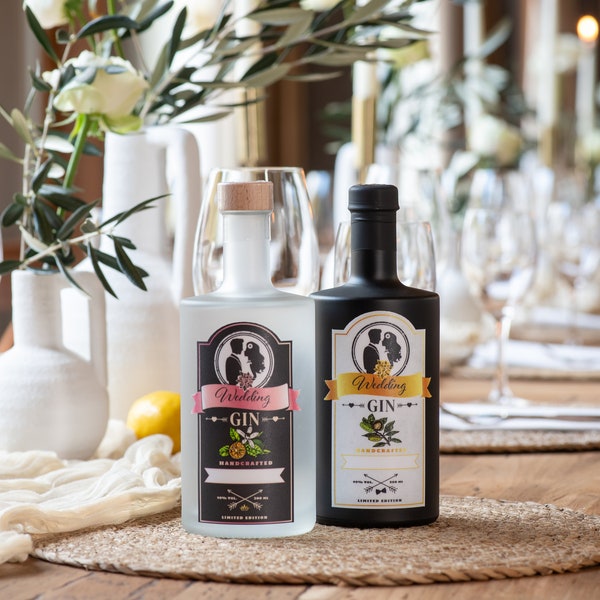 Geschenk zur Hochzeit, HochzeitsGin, Hochzeitsgeschenk für Brautpaar, Gin Geschenkset