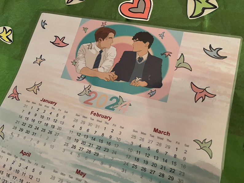 PREORDER 2024 A3 Calendar Heartstopper Nick Nelson Etsy UK
