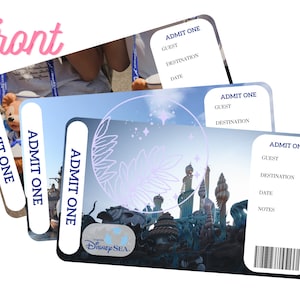 Tokyo Disney Sea Admit Ticket for Commemoration or Surprises