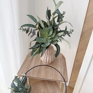 Greenery Jungle Bouquet in Green - Bouquet of Eucalyptus and Succulents - Artificial Flowers by Lieblingskrams