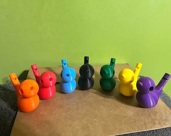 Silbato de pájaro impreso en 3D