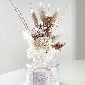 Brown Dried Floral Reed Diffuser | home decor | mother’s day gift | birthday gift| gifts for her| housewarming gift | decoration