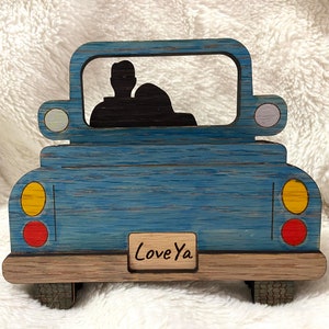 Pickup truck pen holder (6 variations) laser cut file DIGITAL FILE ONLY