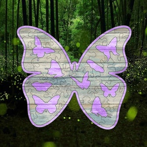 Schmetterling Puzzle Laser geschnittene Datei DIGITAL FILE ONLY