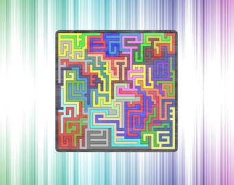 Maze Puzzle laser cut file DIGITAL FILE ONLY