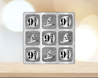 Wizard Tic-Tac-Toe (3 variations) laser cut file DIGITAL FILE ONLY