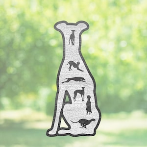 File di taglio laser Greyhound Puzzle SOLO FILE DIGITALE