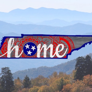 Tennessee Home gelaagde plaquette, alleen digitaal bestand