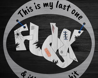 Last F keepsake digital cut file, DIGITAL FILE ONLY