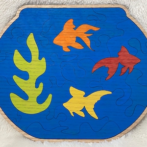 Fish bowl puzzle DIGITAL CUT FILE