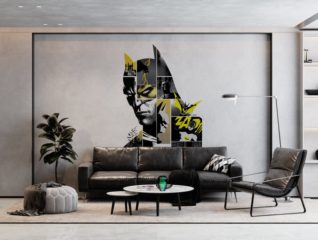 Superhero Wall Sticker for Kids Wall Decal Mural for Nursey Wallpaper