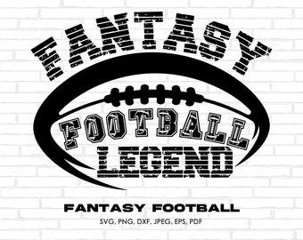 Fantasy Football Legend Svg - Etsy