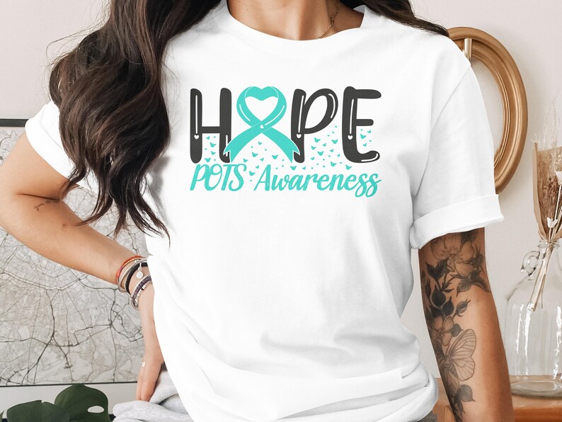POTS Awareness Svg Png Hope Svg POTS Syndrome Svg Turquoise Etsy