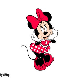 minnie mouse red and black dress Girls Minnie Mouse Inspired Dress 8 / Red Bigger Polka Dots