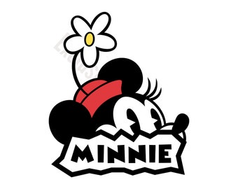 Minnie Mouse Head SVG, Minnie Mouse SVG, Cut File - Digital Download svg dxf png Design For Cricut or Silhouette Cut File Instant Vector