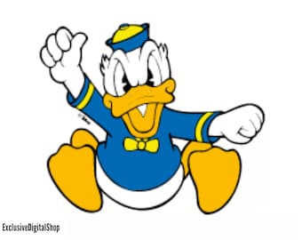 Donald Duck Angry SVG, Duck SVG, Cut File - Digital Download svg dxf eps png pdf Design For Cricut or Silhouette Cut File Instant Vector