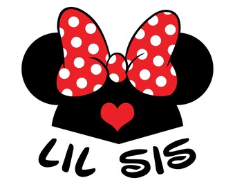 Minnie Mouse Head SVG, Minnie Mouse SVG, Mouse Cut File - Digital Download svg png Design For Cricut or Silhouette Cut File Instant Vector