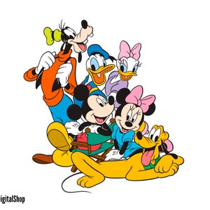 Mickey & Friends SVG, Maus SVG, Schnittdatei - Digitaler Download svg dxf eps png pdf Design für Cricut oder Silhouette Cut File Instant Vektor