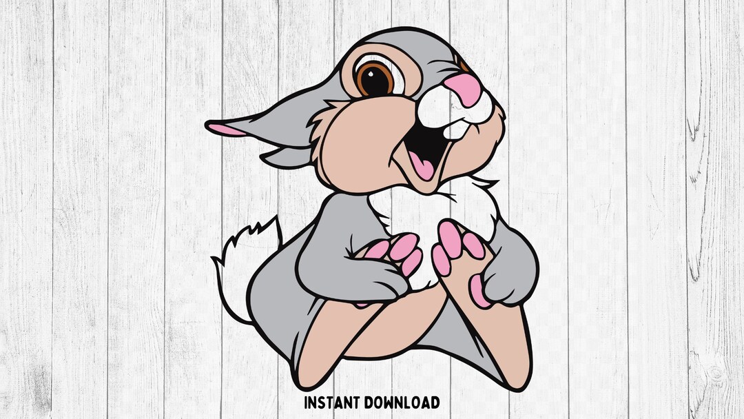Rabbit SVG, Lovely Rabbit SVG, Cut File - Digital Download Svg Png ...