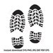 Hiking Boot Prints SVG, PNG, JPG, Dxf, Pdf, Eps Digital Download - Etsy
