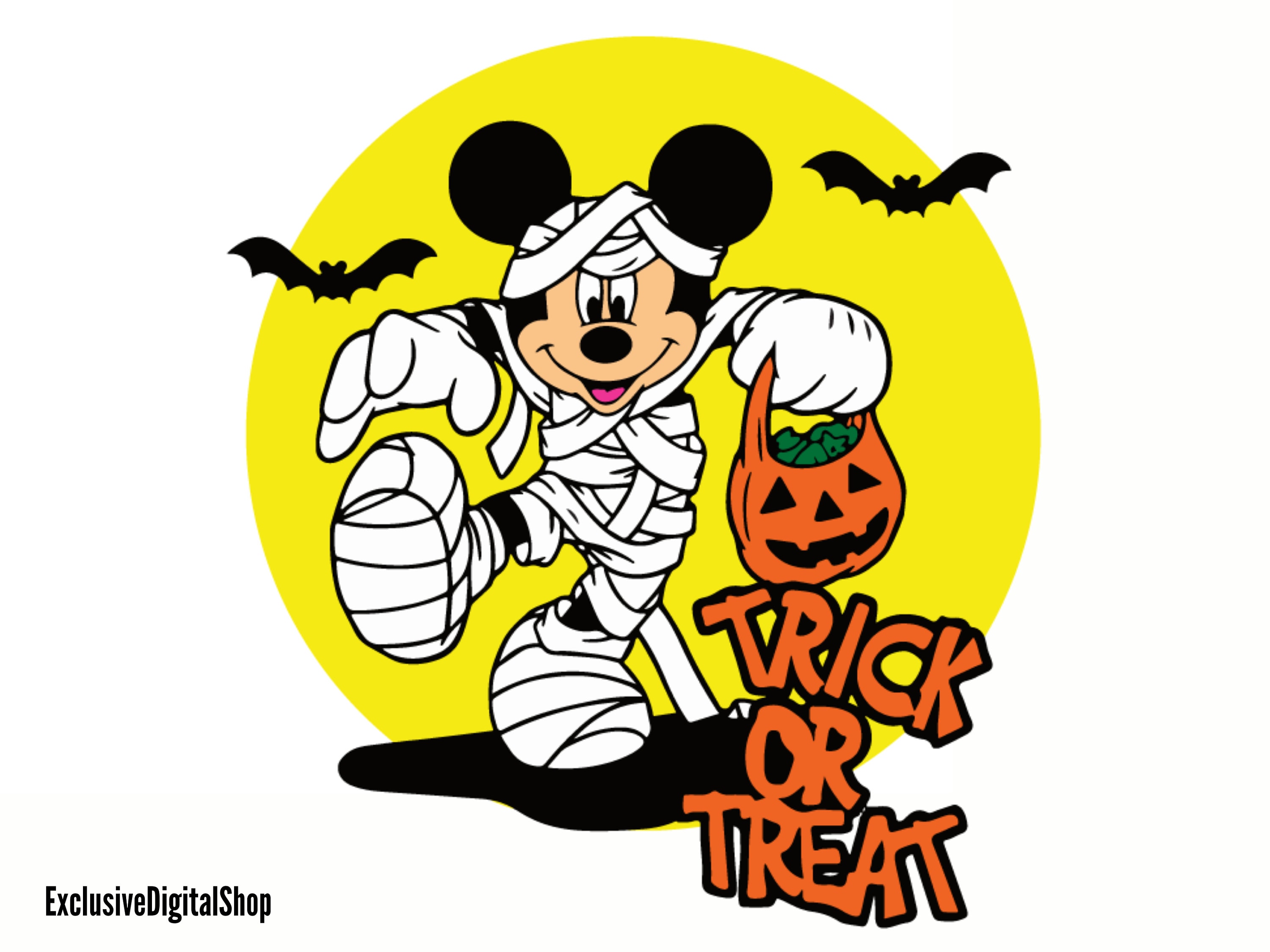 Mickey Mouse Mummy SVG, Mouse SVG, Cut File - Digital Download Svg Dxf ...