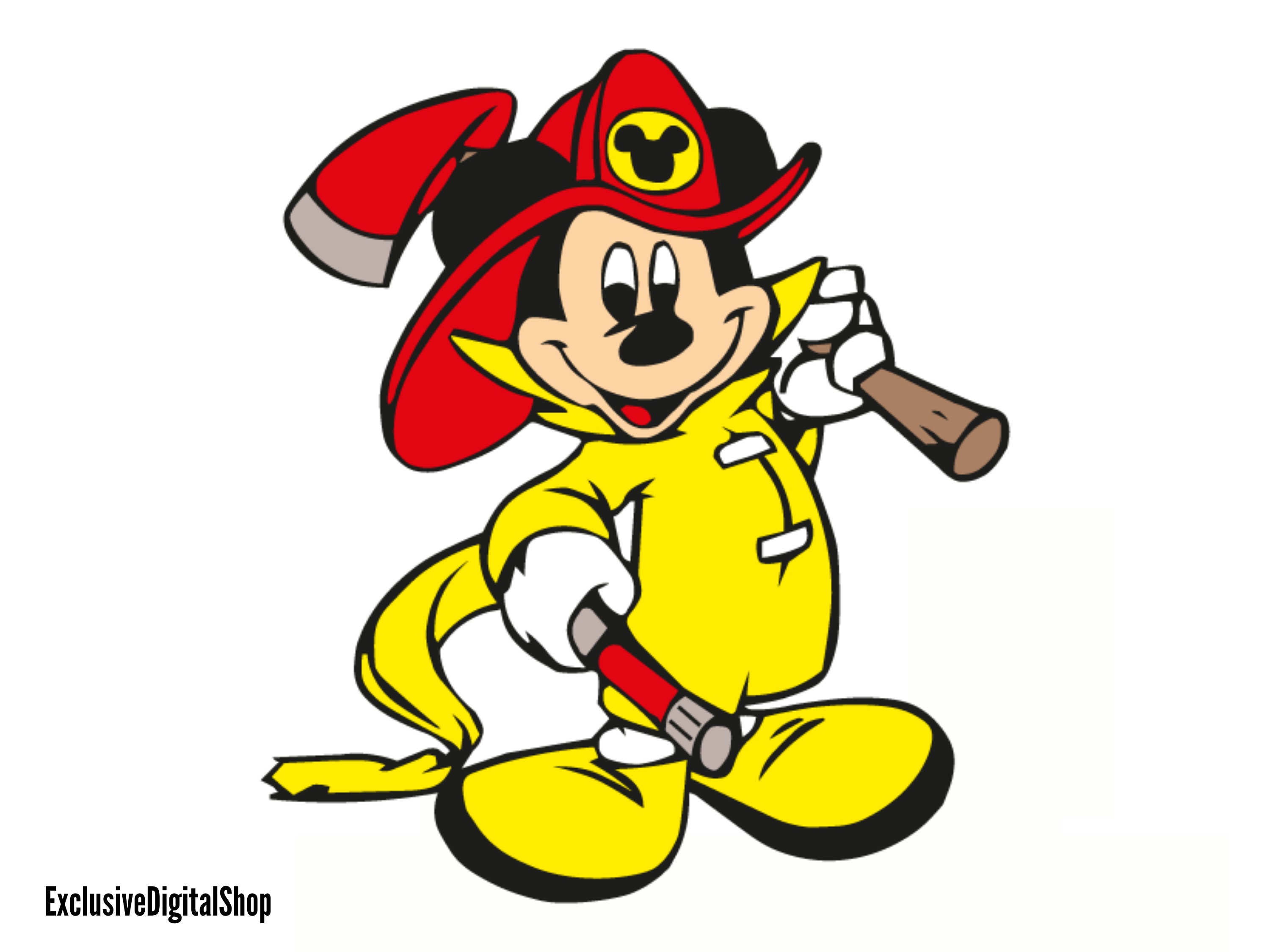 Mickey mouse fireman - Etsy 日本