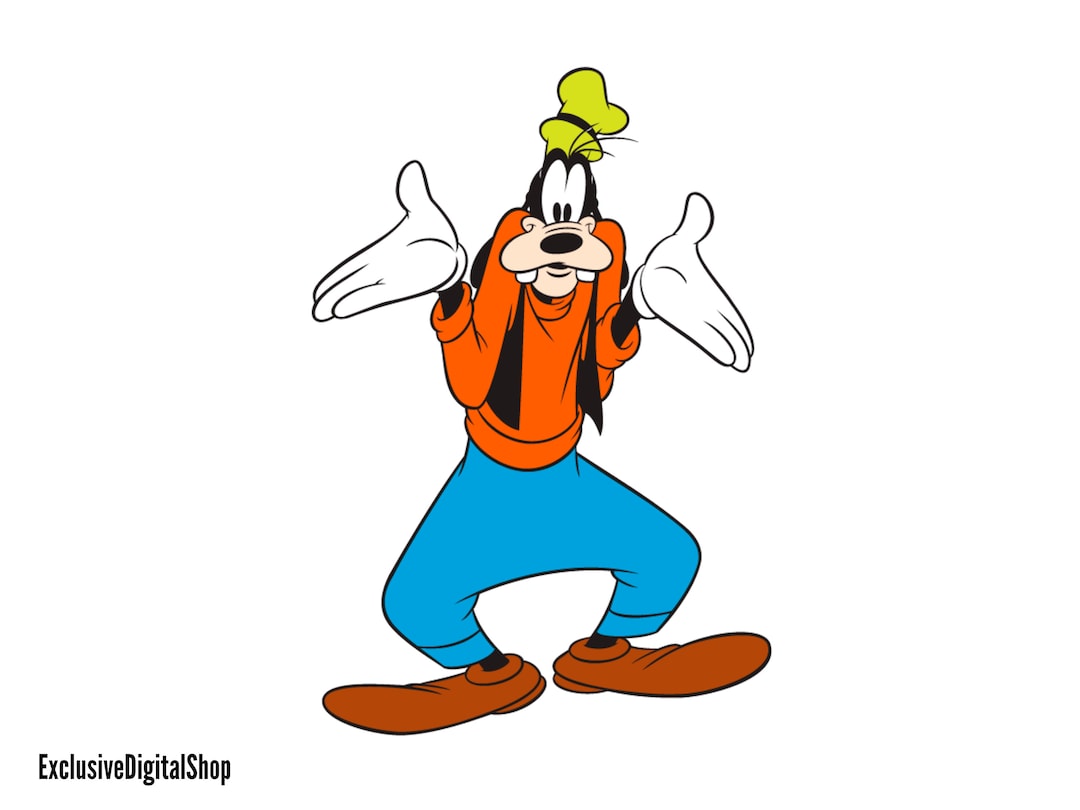 Goofy Hund SVG, Goofy SVG, Cut File Digitaler Download svg dxf eps png pdf Design für Cricut