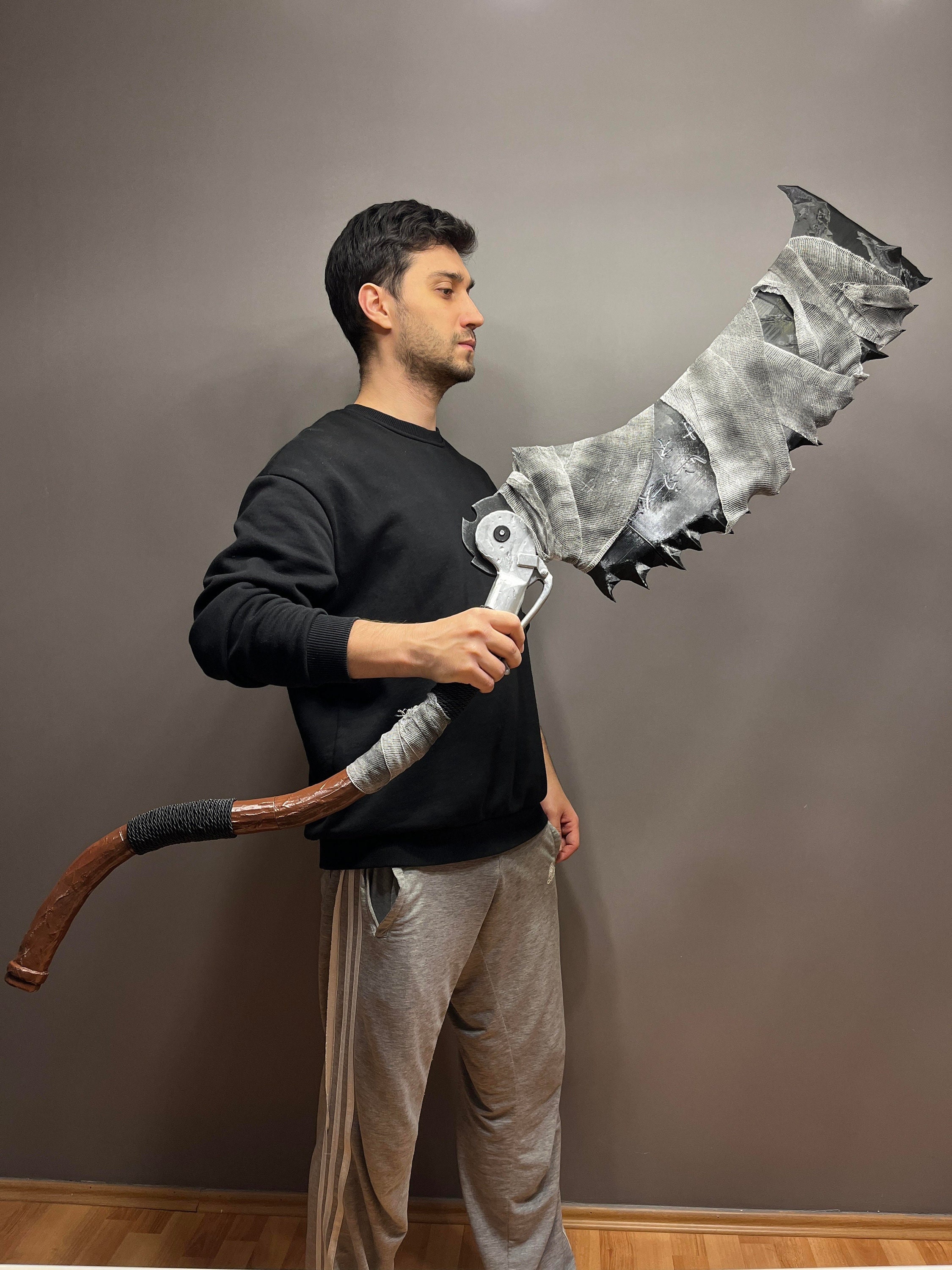 Saw Cleaver Openable Functional From Bloodborne 3D Printed Replica, Toy