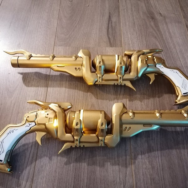 Mesa Prime Regulators 3D Printed / Warframe Cosplay Prop