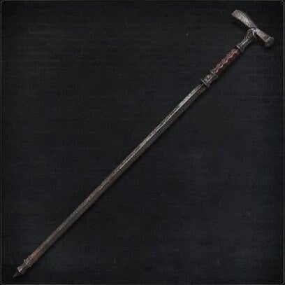 Threaded Cane from Bloodborne, Replica, Cosplay / 3D Printed Prop