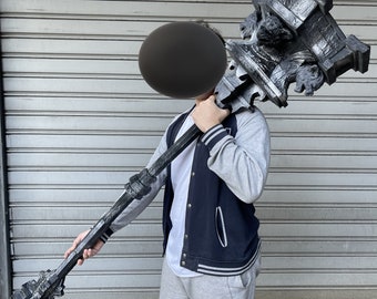 Morne's Great Hammer Dark Souls 3 - 3D Printed Cosplay Product, Painted KİT, Real Size