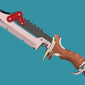 Overwatch Junker&#39;s Queen Jagged Blade - 3D Printed Cosplay Product - Real Size