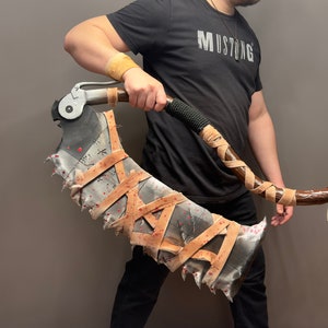 Bloodborne Hunter Saw Cleaver Openable Functional from Bloodborne 3D Printed Replica, Real Size 55 inch Prop / Bloodborne Cosplay image 2