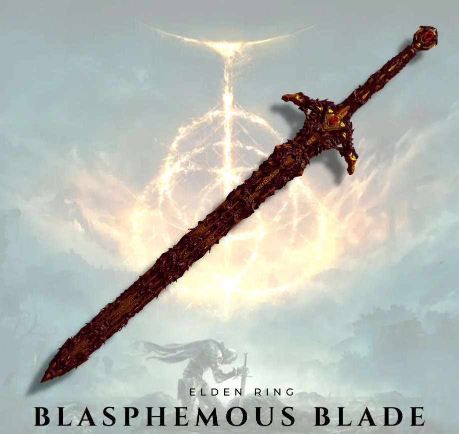 BLASPHEMOUS SWORD 3D Printed Real Size Replica Cosplay Etsy BLASPHEMOUS SWORD 3D Printed Real Size Replica Cosplay Etsy