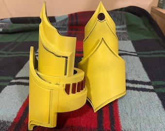 Yang's gauntlets from RWBY, Cosplay Product, 3D Printed Real Size, Weareble Cosplay Costume