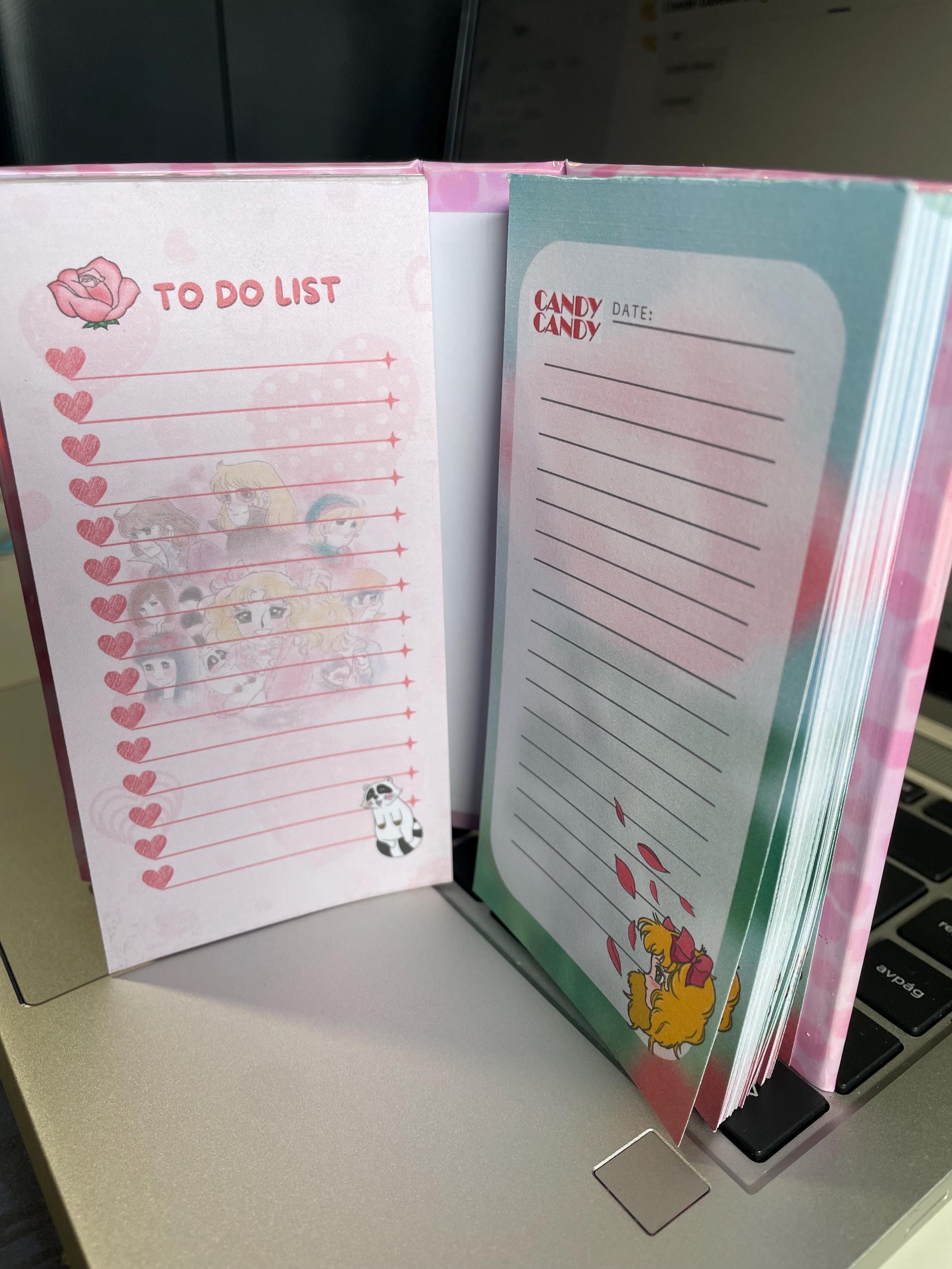 Candycandy Note Holder / to do list / notes / Candycandy anime