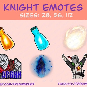 Gestos de Soulsborn / Gestos de Caballero / Gestos / Gesto de Twitch / Gesto de Youtube / Gesto de Discord / Gesto de comunidad / Gesto de Streamer