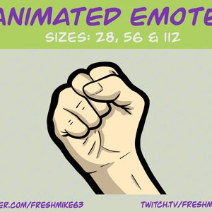 Animated rage fist emote | fist emote | Animated Twitch Emote | Youtube Emote | Discord Emote | Community Emote | Streamer Emote