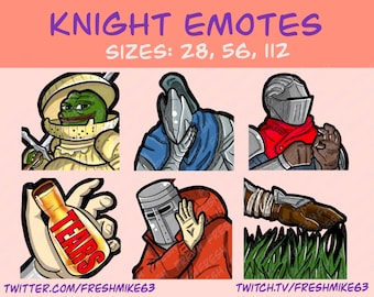Soulsborn emotes | Knight emotes | Emotes | Twitch Emote | Youtube Emote | Discord Emote | Community Emote | Streamer Emote
