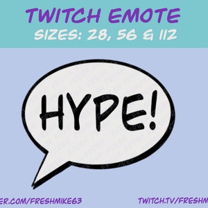 Hype emote| Twitch Emote | Youtube Emote | Discord Emote | Community Emote | Streamer Emote