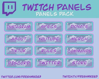 Twitch Panels-Cloud panels