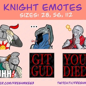 Gestos de Soulsborn / Gestos de Caballero / Gestos / Gestos de Twitch / Gestos de Youtube / Gestos de Discord / Gestos de la comunidad / Gestos de Streamer