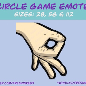 Circle Game emote | Celebration Twitch Emote | Youtube Emote | Discord Emote | Community Emote | Streamer Emote