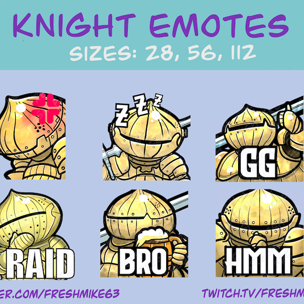 Onion knight | Soulsborn emotes | Knight emotes | Emotes | Twitch Emote | Youtube Emote | Discord Emote | Community Emote | Streamer Emote